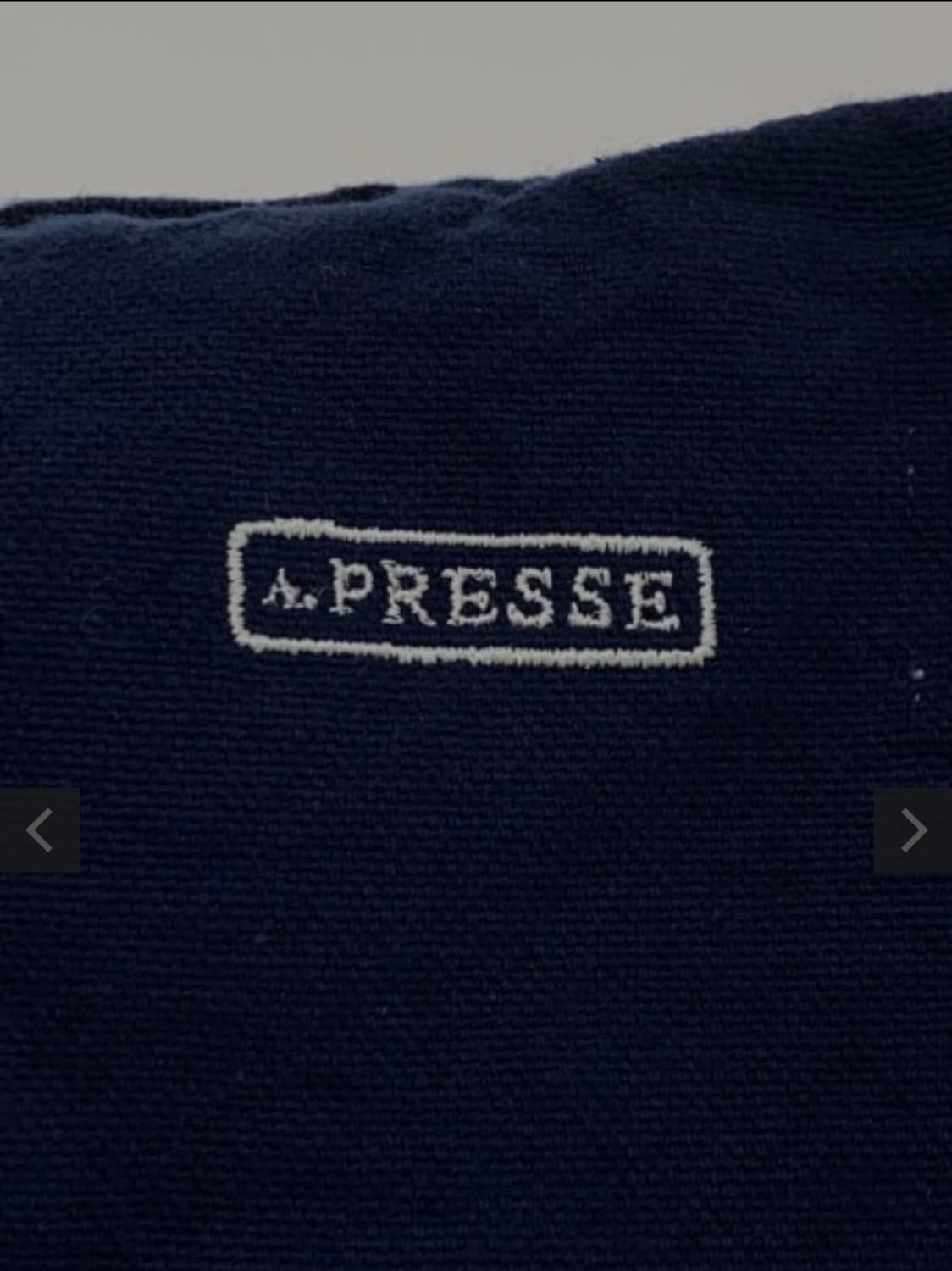 아프레쎄(a.presse) 네이비 토트백 새제품 상품이미지3