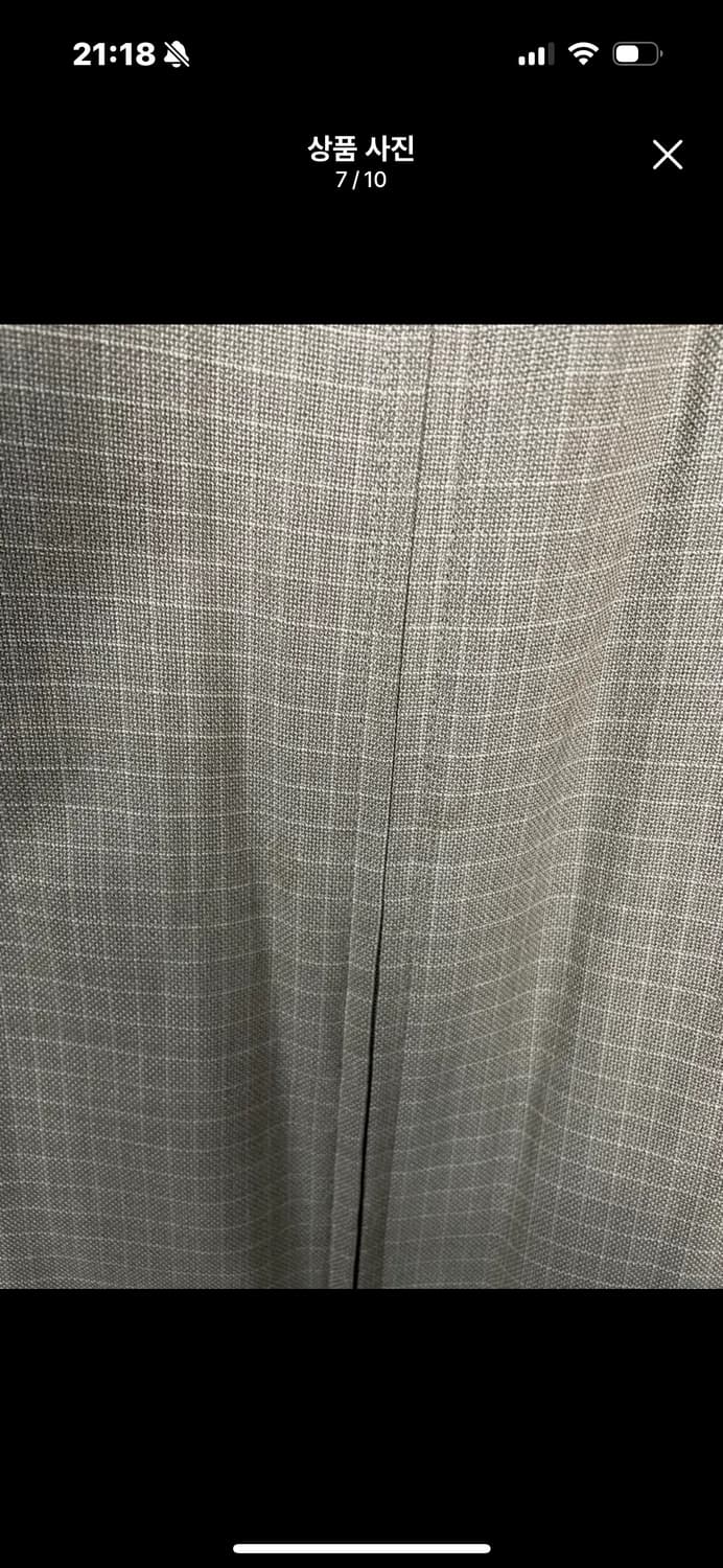 입생로랑 체크 블루종 자켓 A3341 상품이미지8