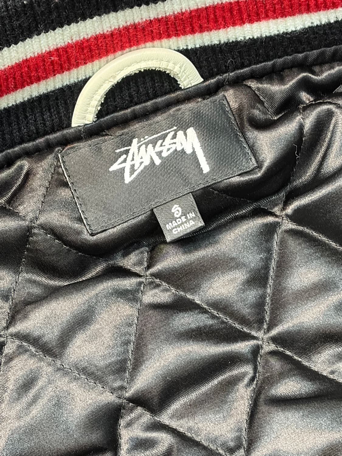 스투시x아워레가시 x데님피어스 바시티 자켓 S 상품이미지5