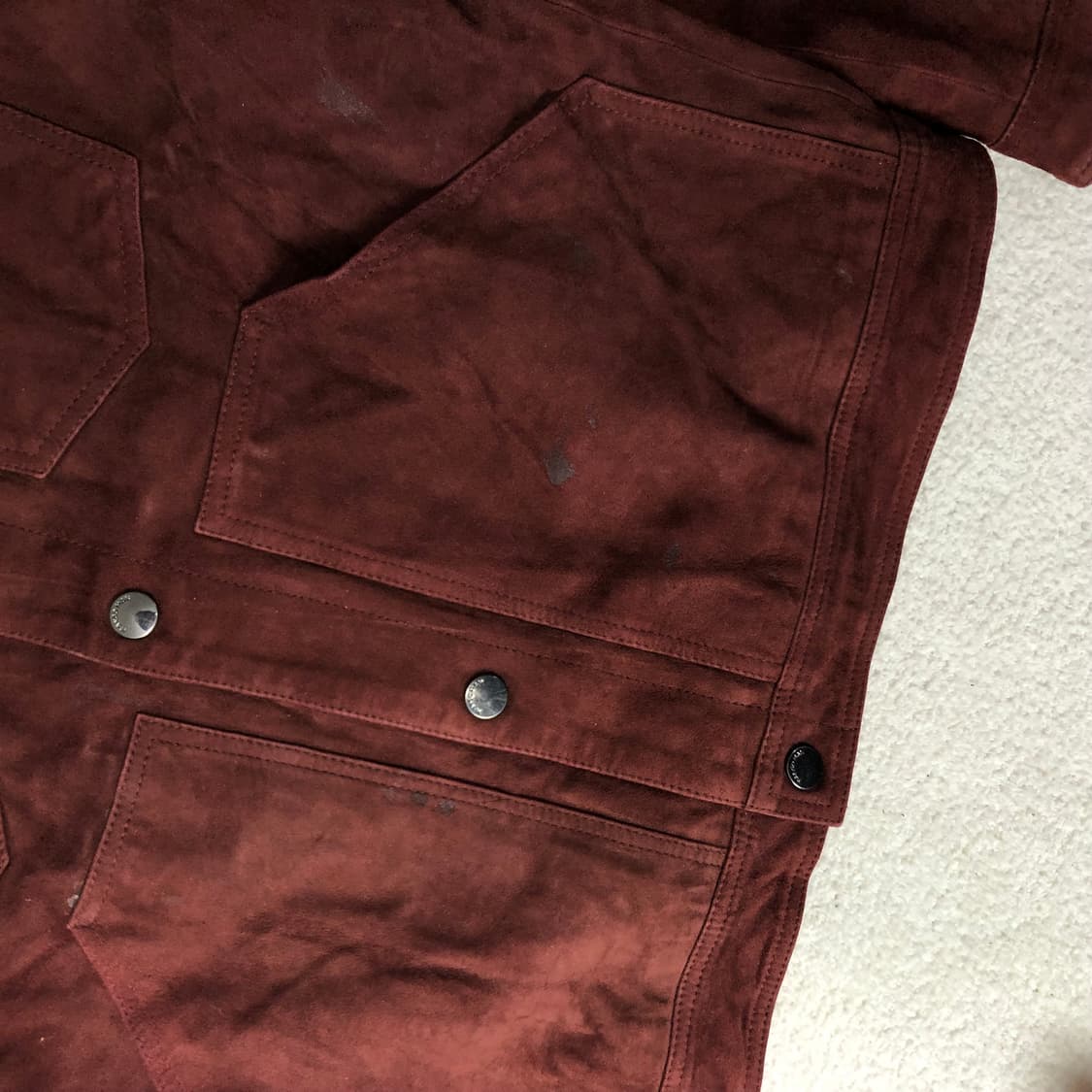 망고 고트스킨 스웨이드 레더자켓  상품이미지7