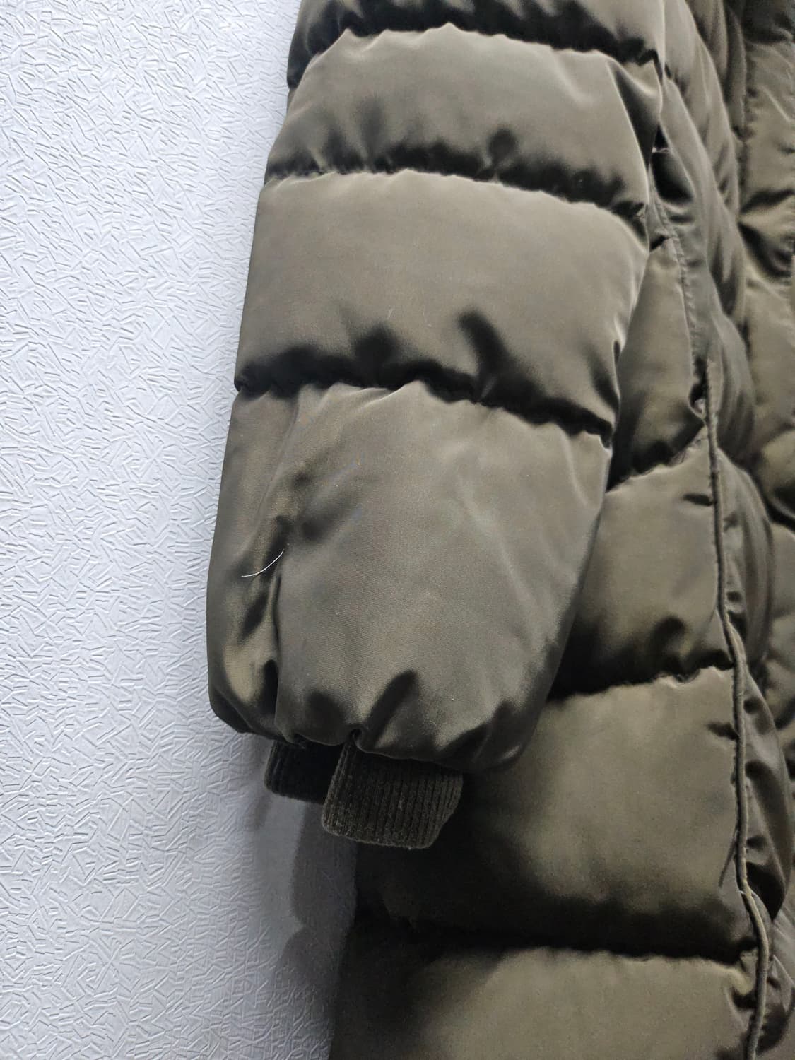 on & on 카키 롱 패딩 점퍼 2  세탁완료 상품이미지4