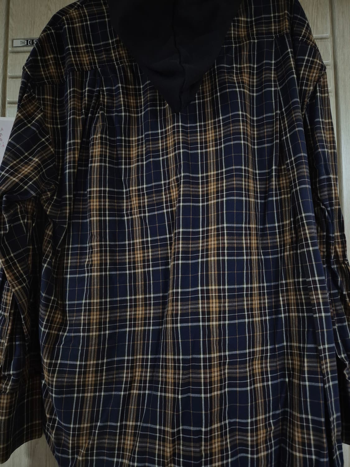 우영미 체크 셔츠 후드티 46 상품이미지2