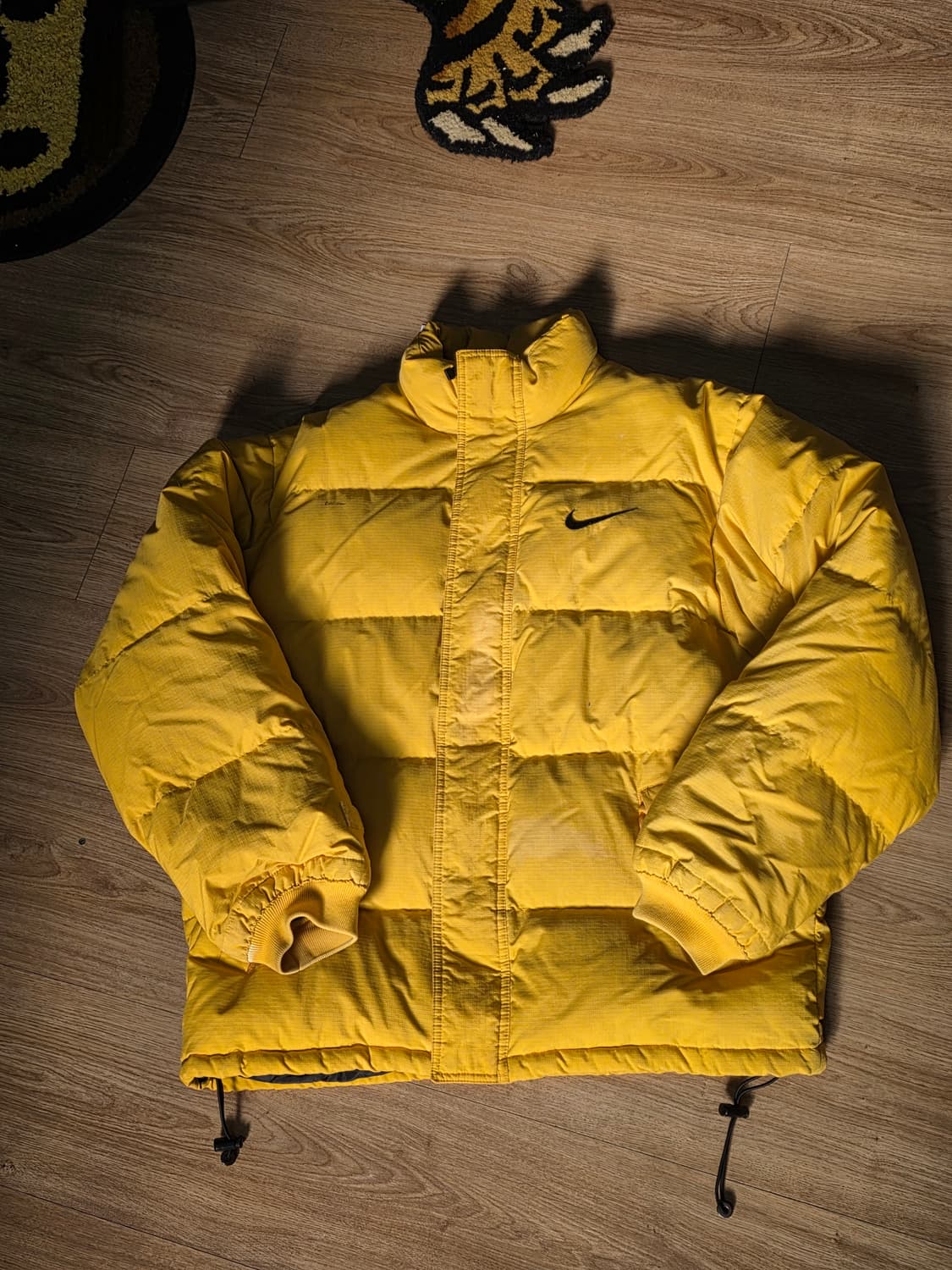 나이키 00s 립스탑 뉴챔프 올드스쿨 병아리 덕다온 패딩자켓 상품이미지1