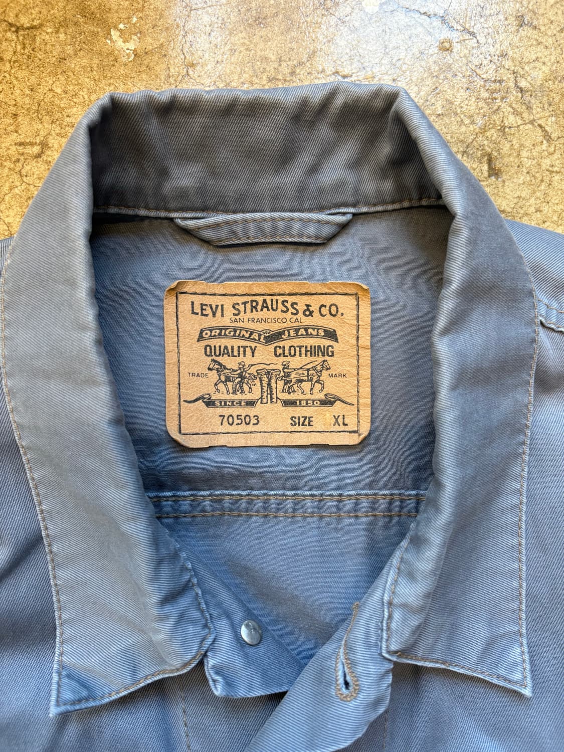 90s 95년 리바이스 블랙탭 트러커 재킷 상품이미지3