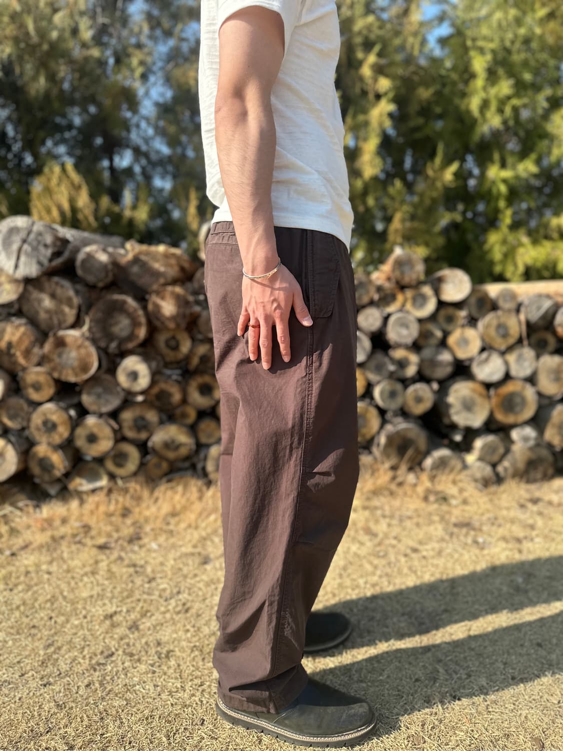 유니클로 와이드 파라슈트 팬츠 상품이미지2