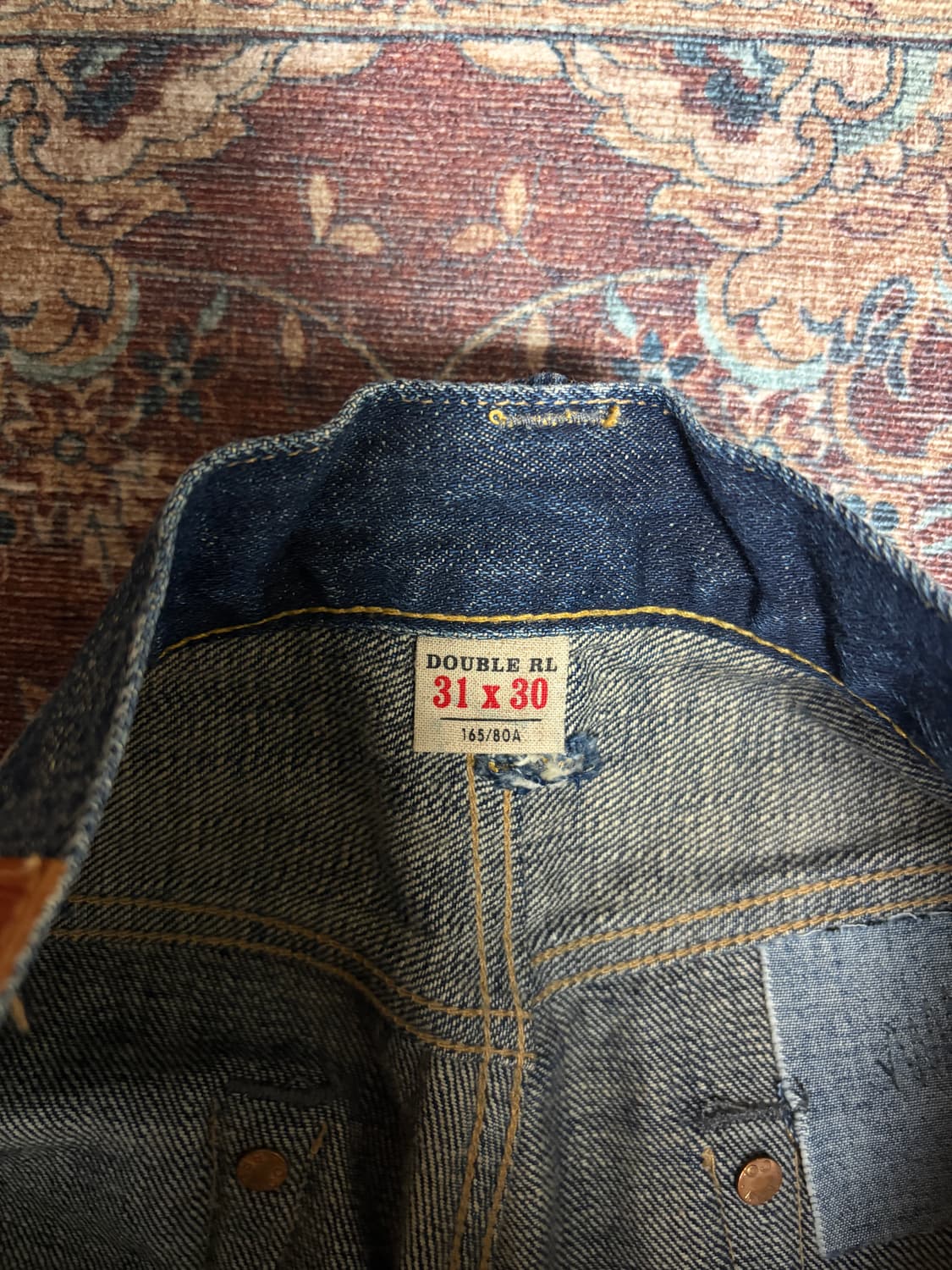 더블알엘 빈티지5포켓 섬터 진 31X30 상품이미지4