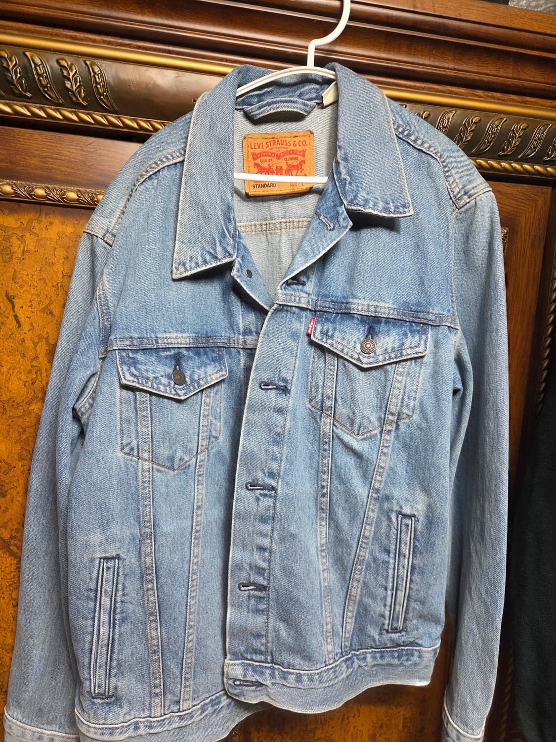 리바이스 타입3 청자켓 L사이즈 팝니다 상품이미지1