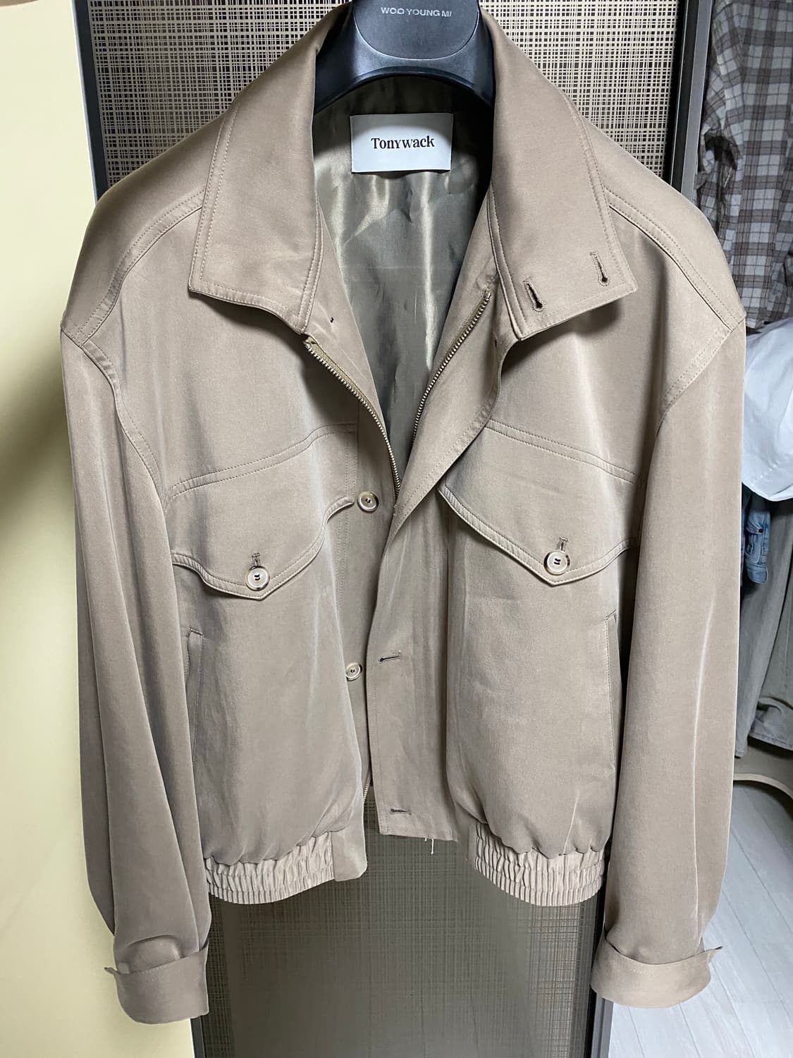 토니웩 오버 스탠드카라 블루종 L 상품이미지3