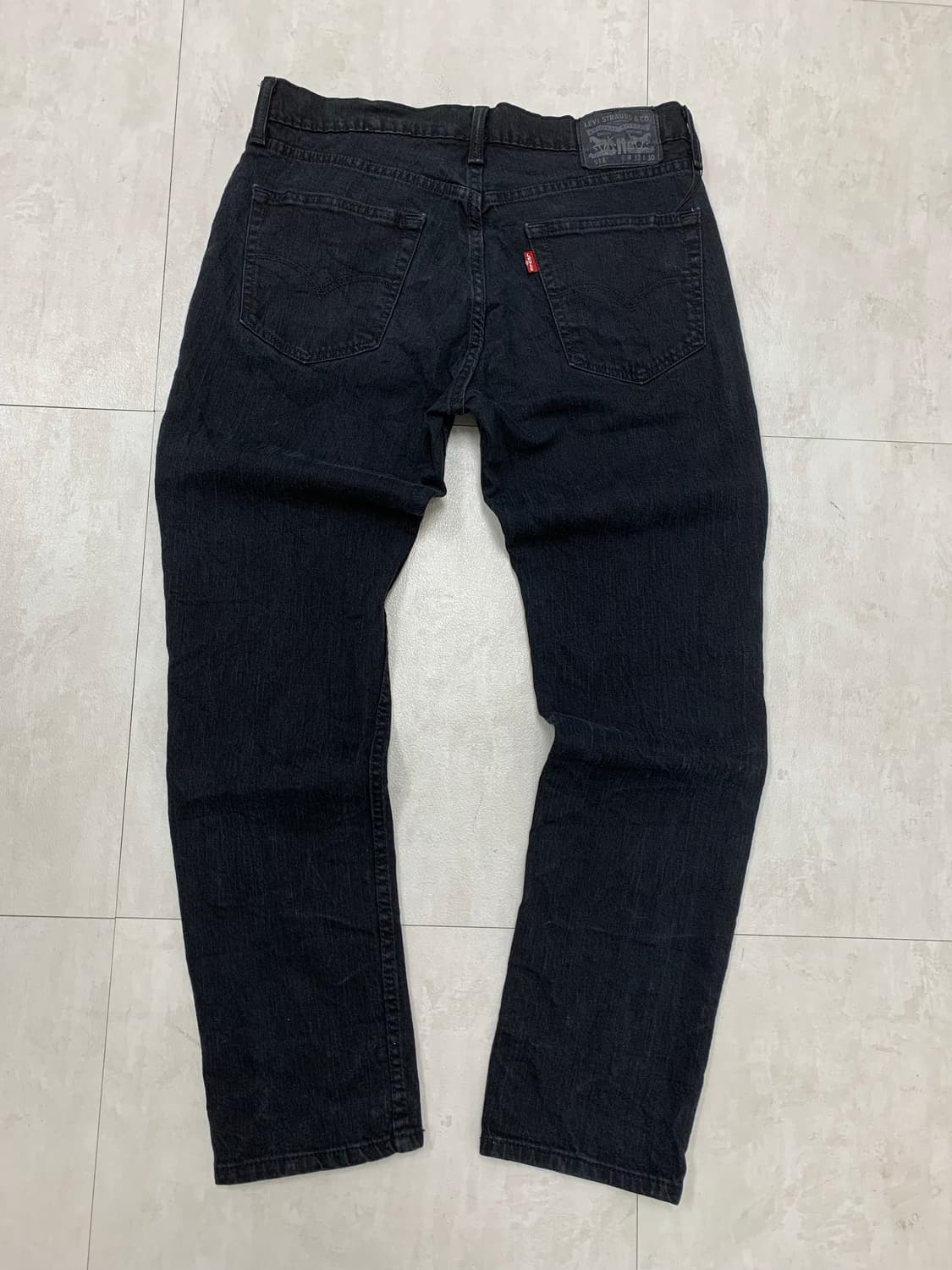 리바이스 511 흑청 데님 팬츠 #256 상품이미지4