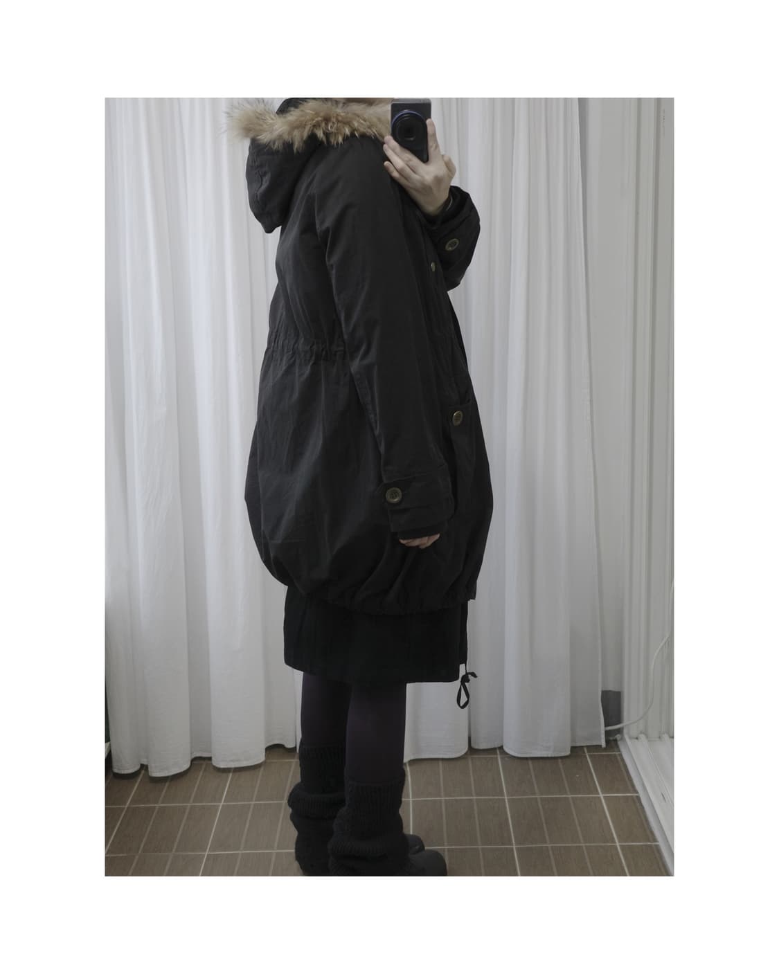 Nicole fur jacket 상품이미지7