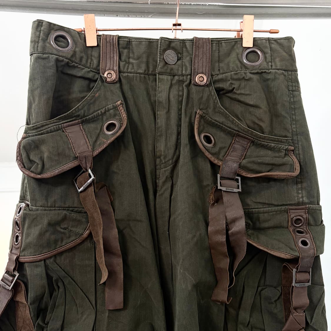 DOHC 본디지 멀티포켓 와이드 카고 팬츠 상품이미지6