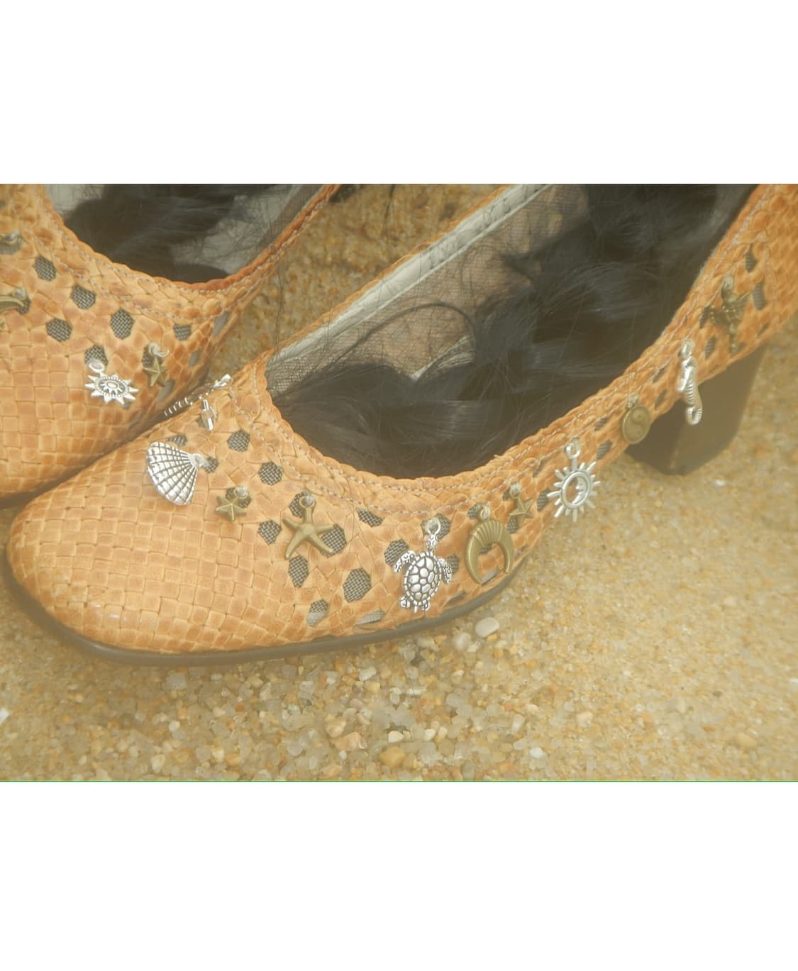 ꍘ Charm-Embellished Weaving Pumps ꍘ 상품이미지6