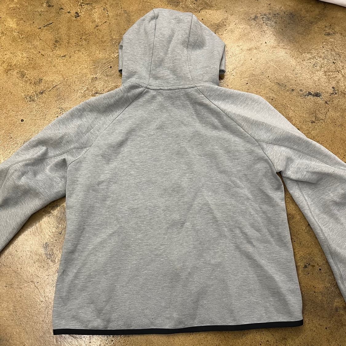 [정품/L] 나이키 테크 플리스 후드 집업 회색 b16 상품이미지4