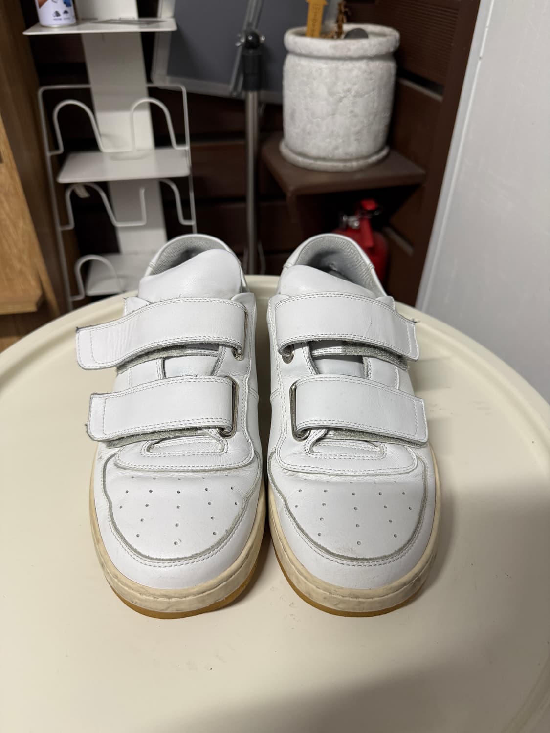 아크네 스튜디오 페리 벨크로 스니커즈 화이트 41(260-265 상품이미지2