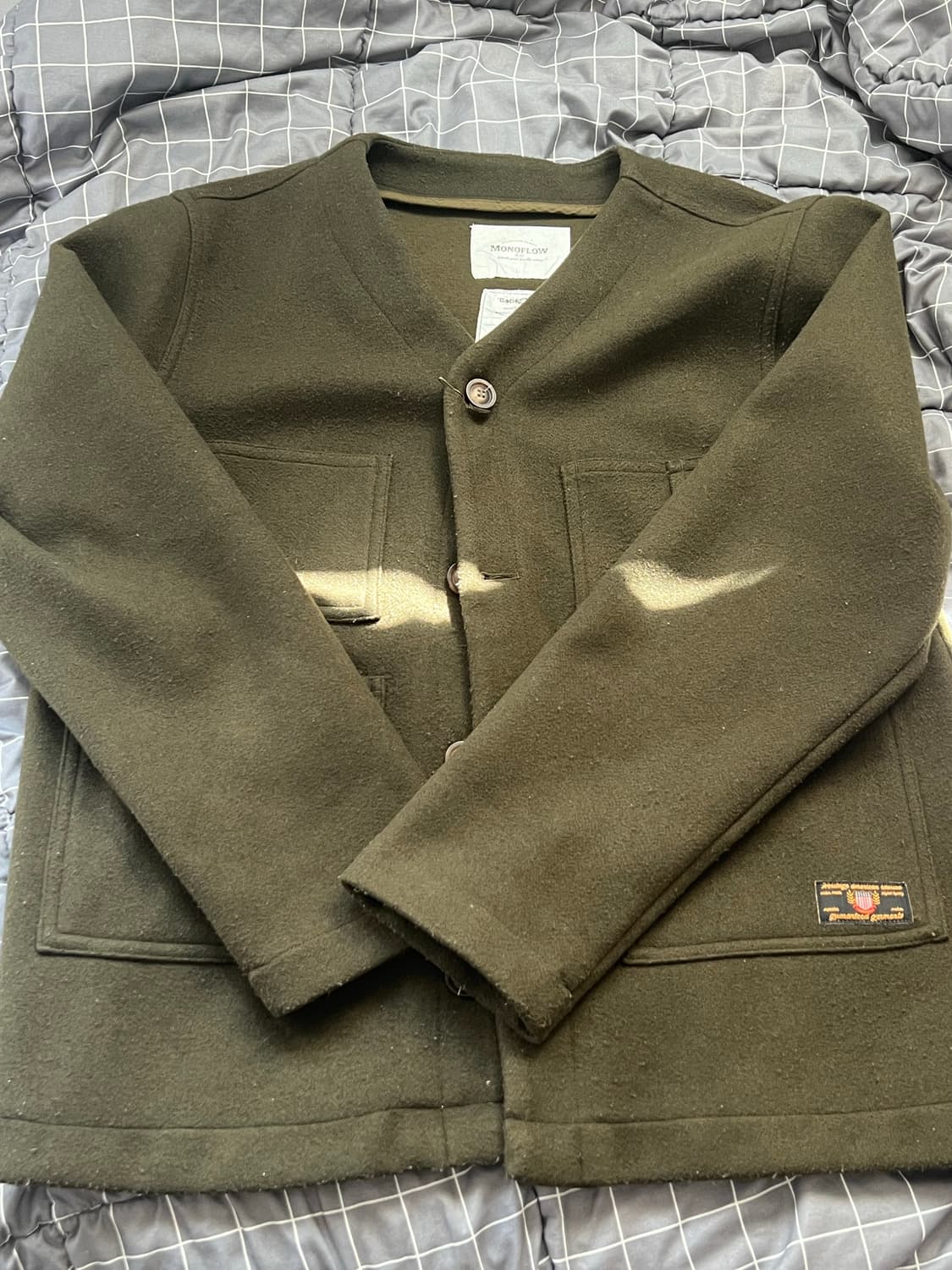 모노플로우 멀티포켓 가디건 상품이미지1