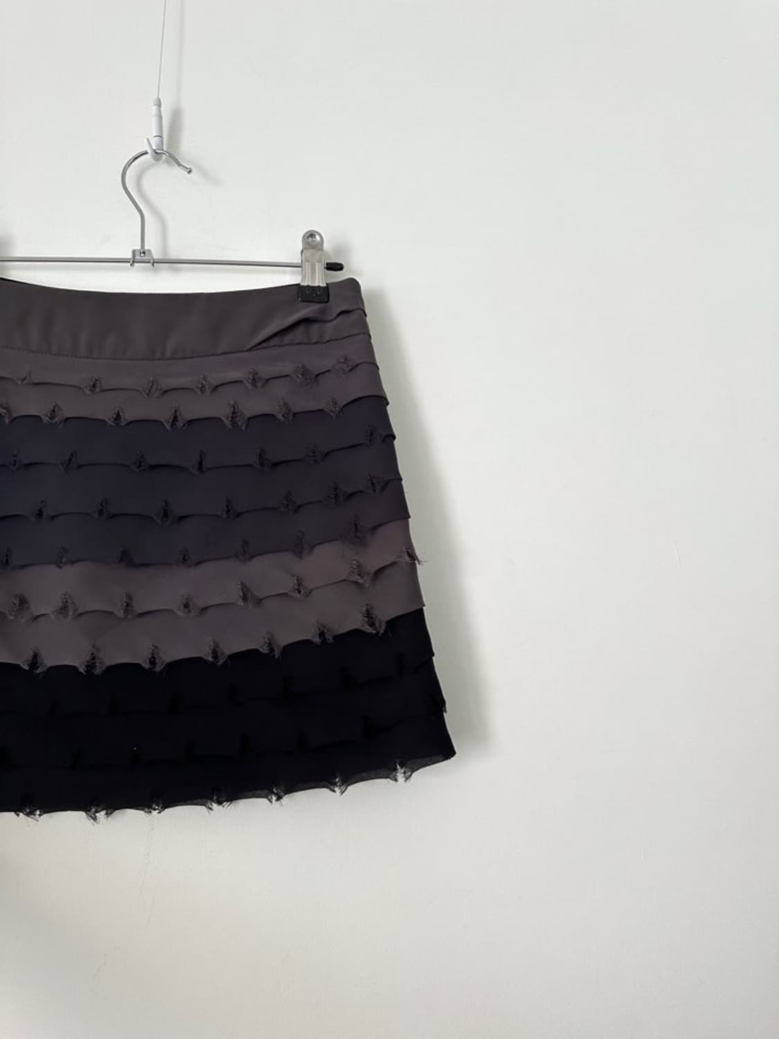 Wave color block mini skirt 상품이미지5
