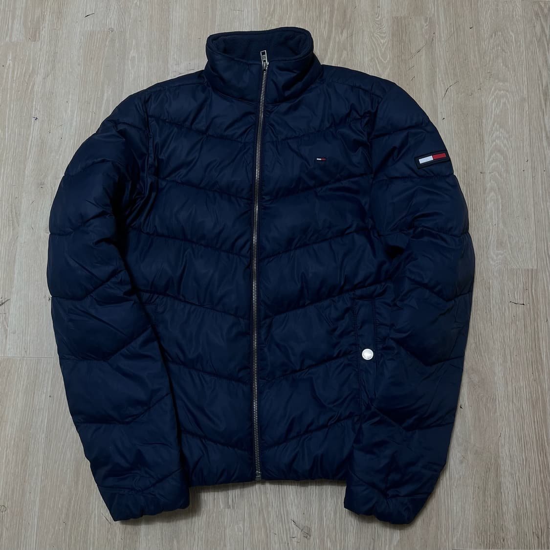 타미힐피거 진스 덕다운 플래그 스탠드넥 패딩 점퍼 [네이비] S/90 상품이미지1