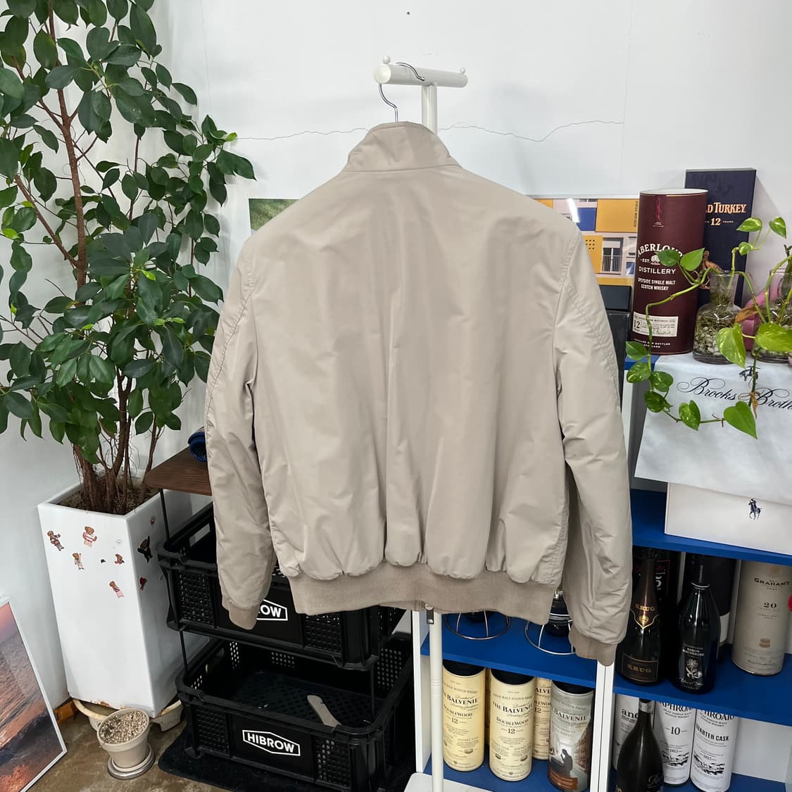 버버리 브릿  봄버 자켓 M  상품이미지5