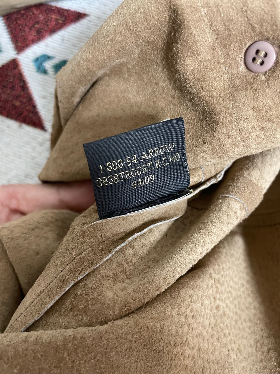 골든베어(golden bear)스웨이드 셔츠 자켓 상품이미지7