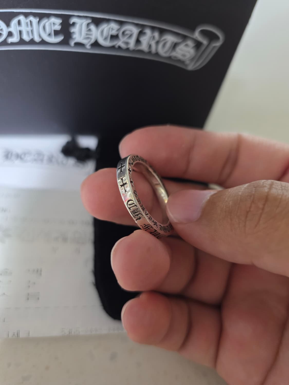 [새상품급,us10] 크롬하츠 퍽유링 3mm 상품이미지4
