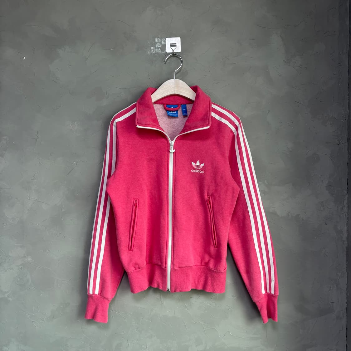 아디다스 파이어버드 백로고 스웻 져지 트랙탑 핑크 상품이미지1