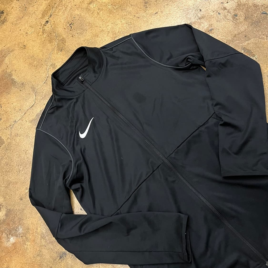 [정품/L] 나이키 드라이핏 블랙 집업 트레이닝 재킷 b16 상품이미지1