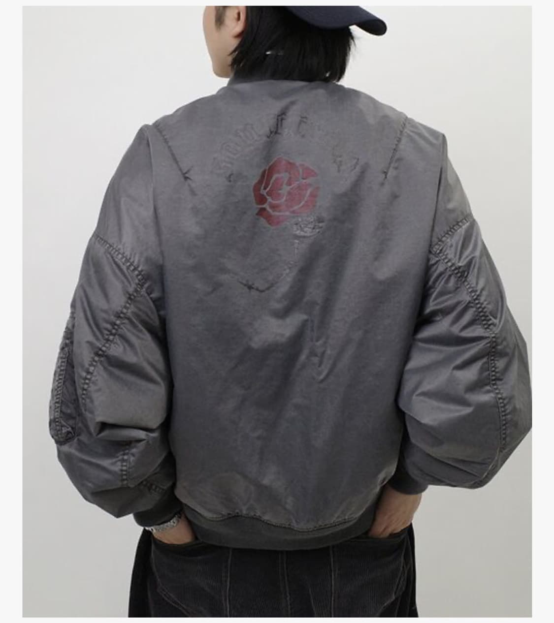 WHO’S WHO GALLERY - 24FW FLOWER MA-1 상품이미지3