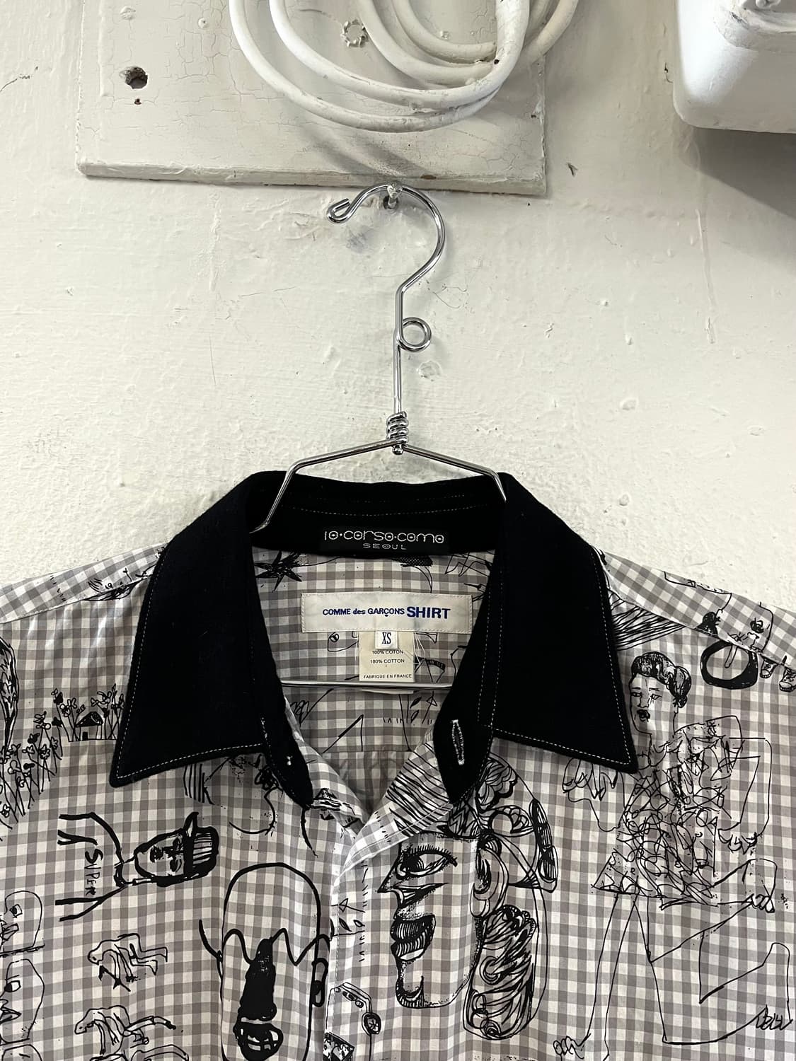 꼼데가르송 셔츠 라인 2016 SS 아트 셔츠 상품이미지3