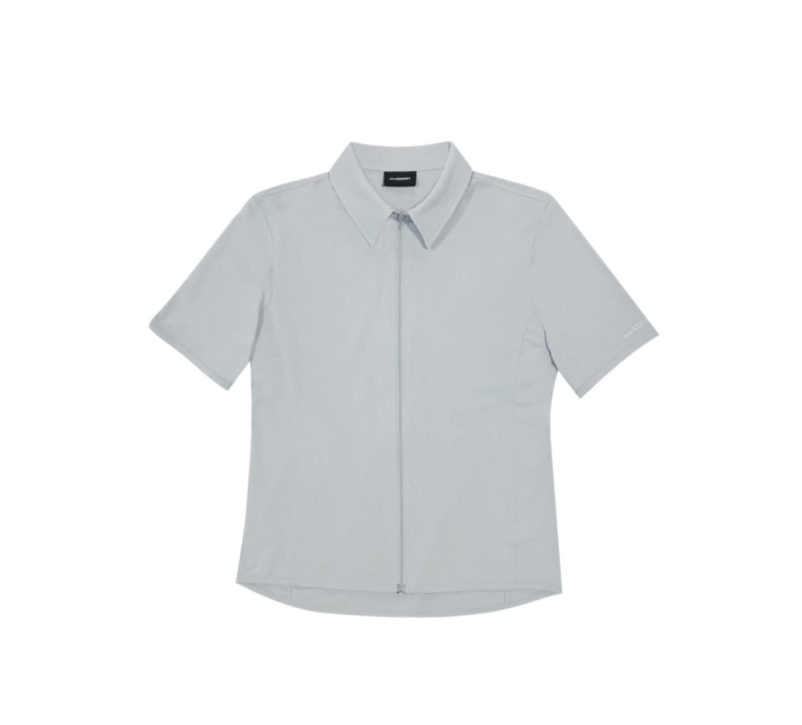 25-002 ZIP SHIRT (SKY GREY) 상품이미지1