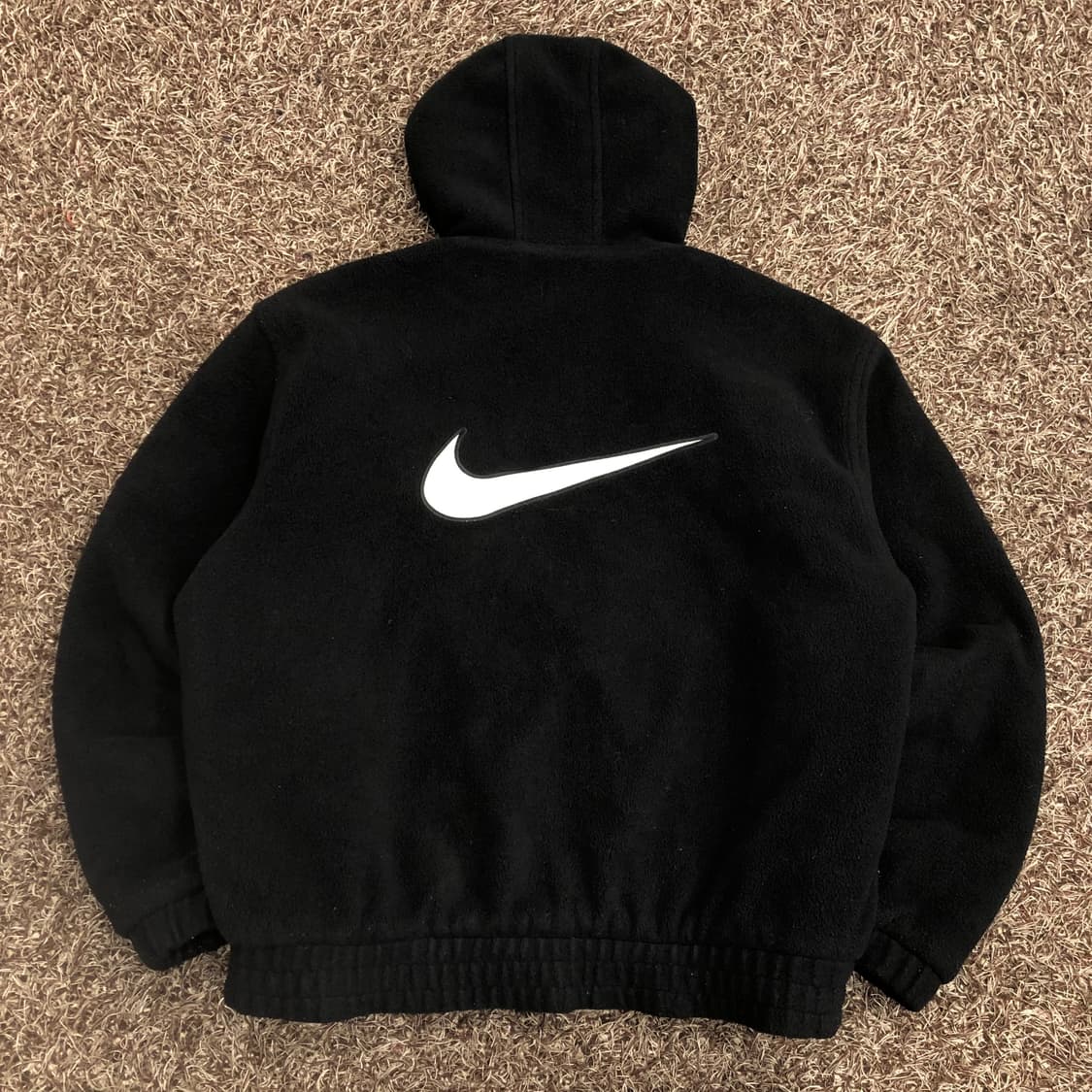 나이키 00s 빅로고 플리스 후드 퀄팅 자켓 상품이미지4