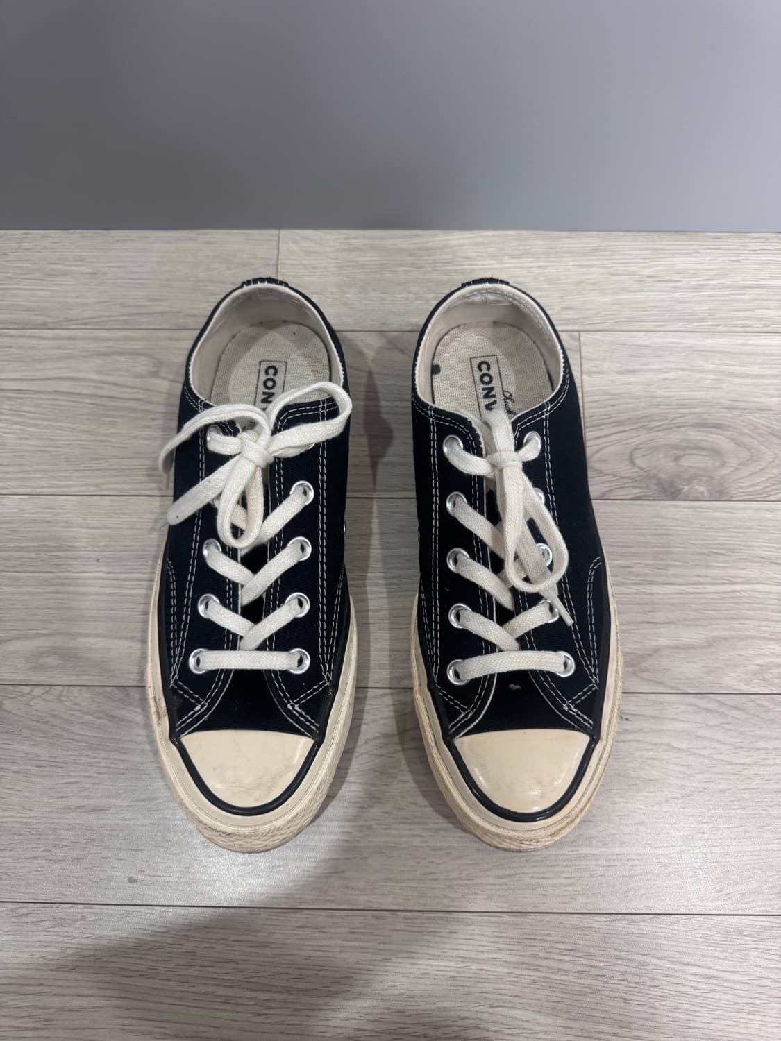 컨버스 척 70 클래식 블랙 로우 상품이미지3