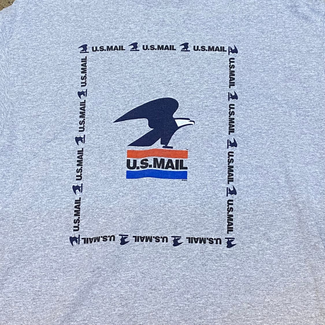 미국 빈티지 US MAIL 프린팅 포인트 반팔티 상품이미지3