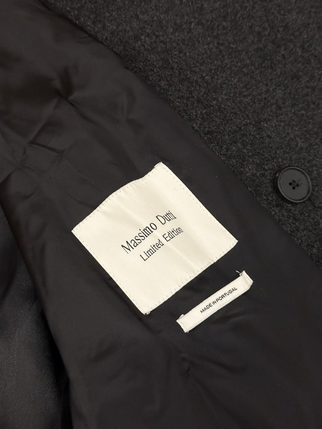 [새제품] 마시모두띠 리미티드 오버핏 더블코트 54 다크그레이 상품이미지4