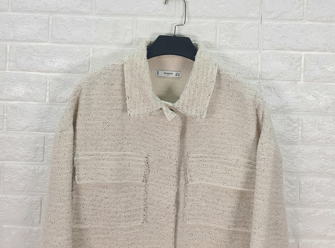 [55]망고 SUIT 라인 프릴 트위드 자켓 상품이미지4