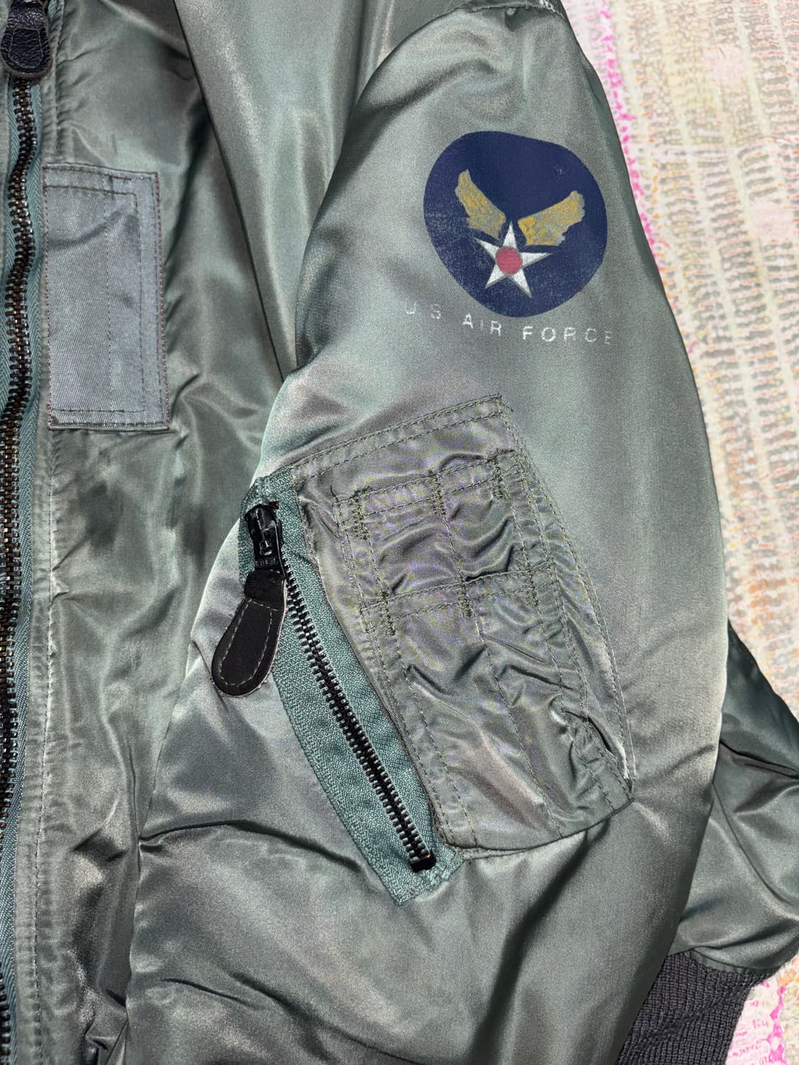 70’s 오리지널 ma-1 L사이즈 상품이미지7