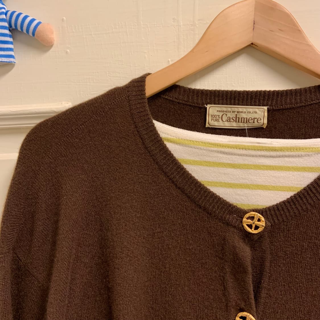 일본 빈티지 캐시미어 가디건 상품이미지2