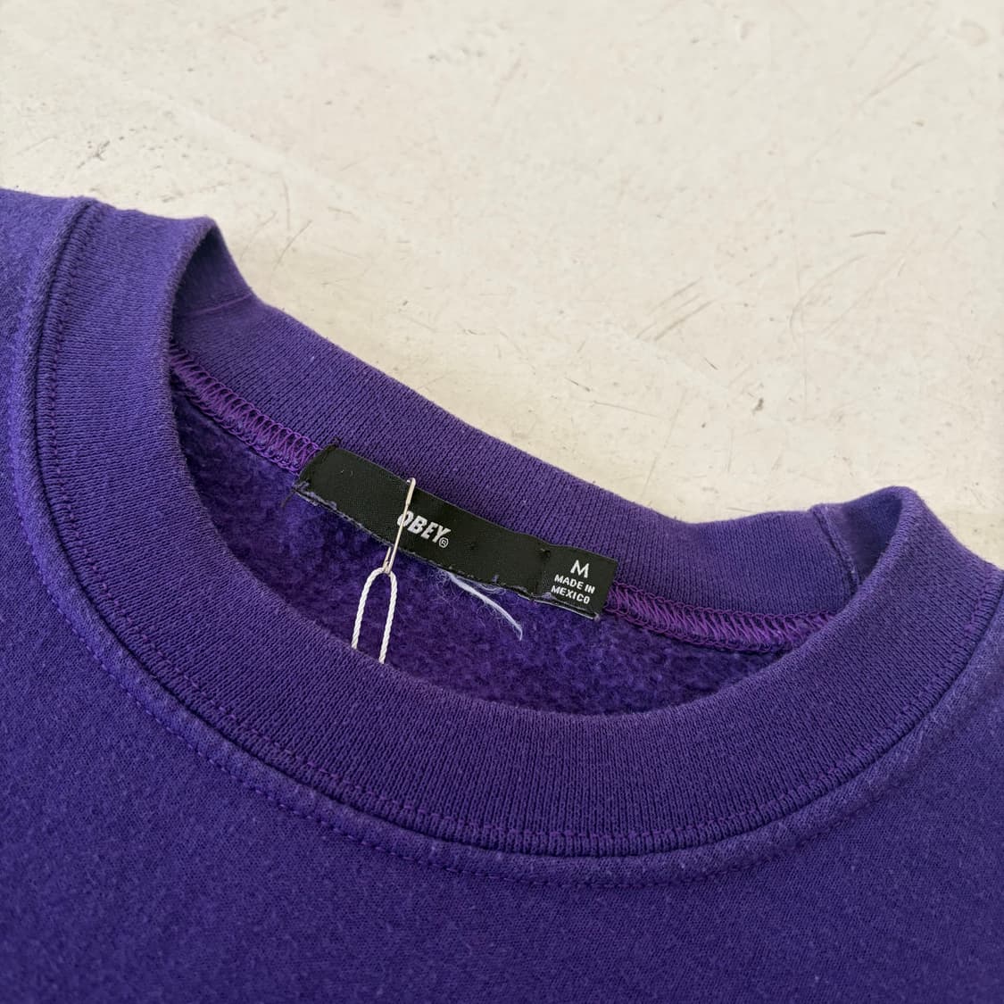 오베이 퍼플 스웻셔츠 M 상품이미지5