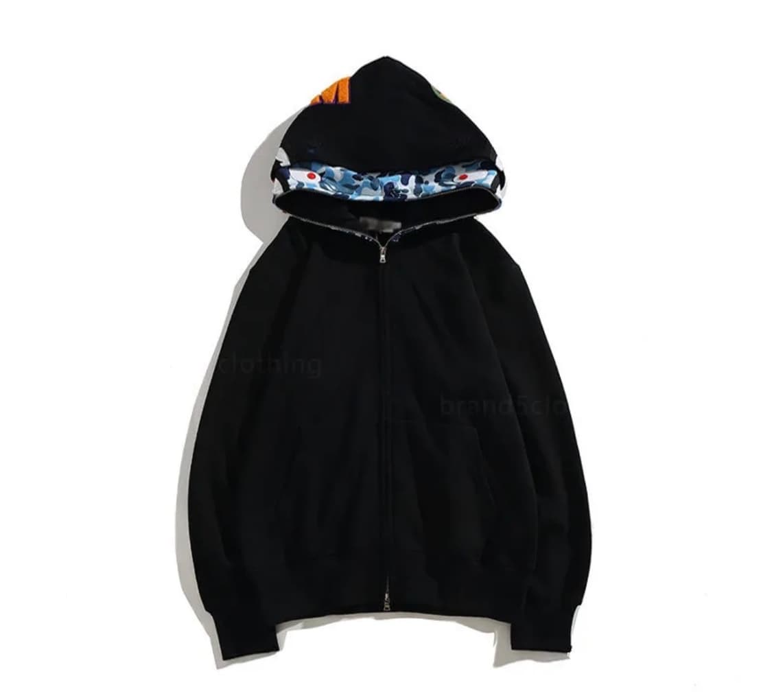 베이프 더블샤크후드 블루 xl 새상품 상품이미지1