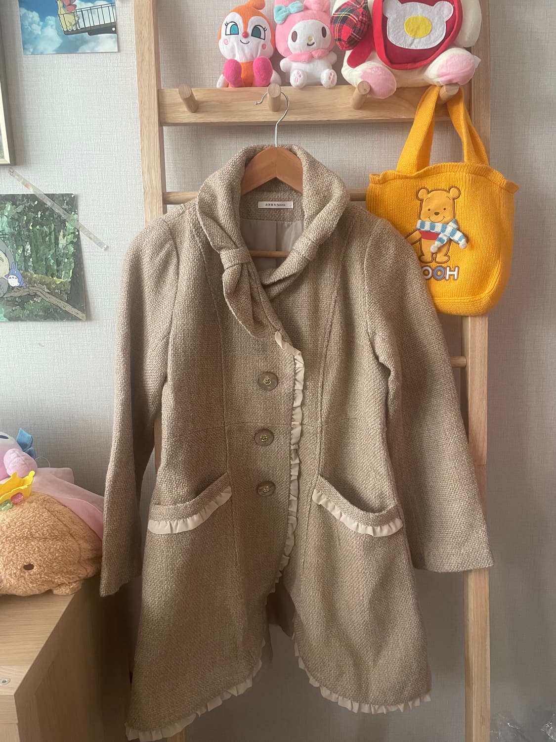 모리걸 빈티지 엑시즈팜 리본 레이스 코트🎀 상품이미지2