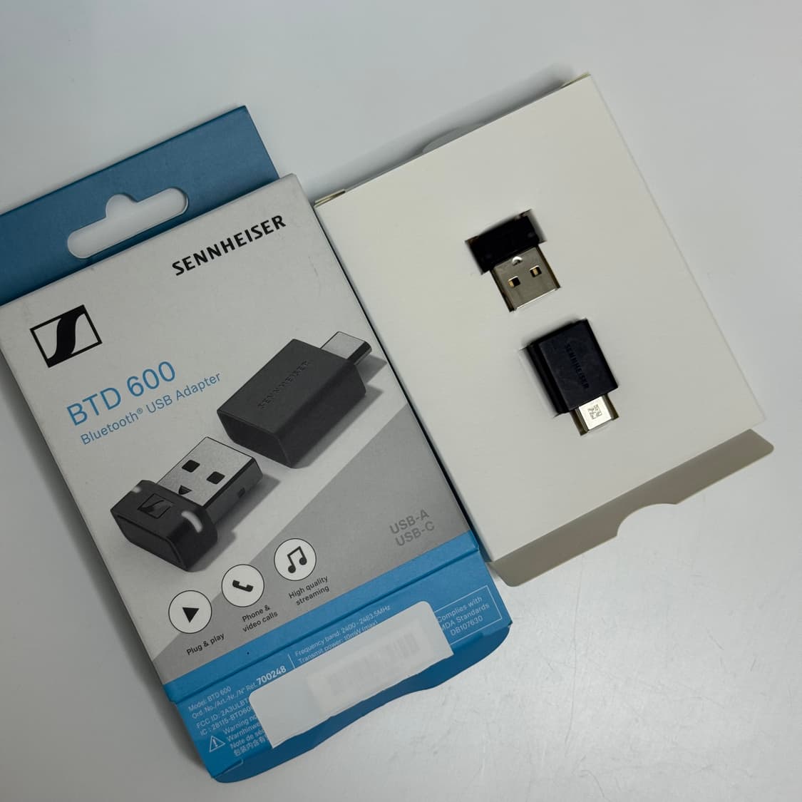 급매! 풀박스 젠하이저 모멘텀4 헤드폰 + (개별 BTD600 어댑터) 상품이미지5