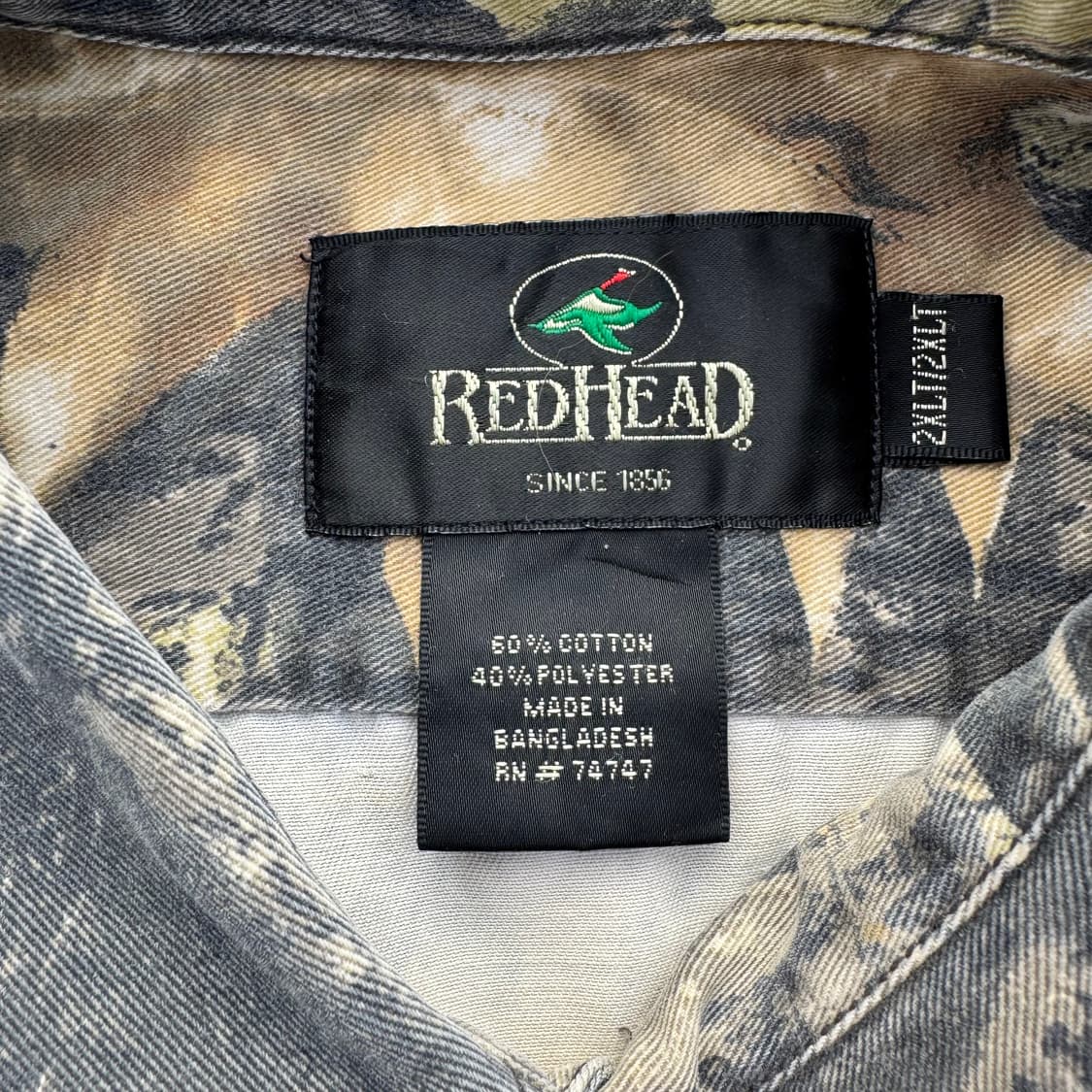 [XXL] 리얼트리 패턴 빅사이즈 셔츠 상품이미지7