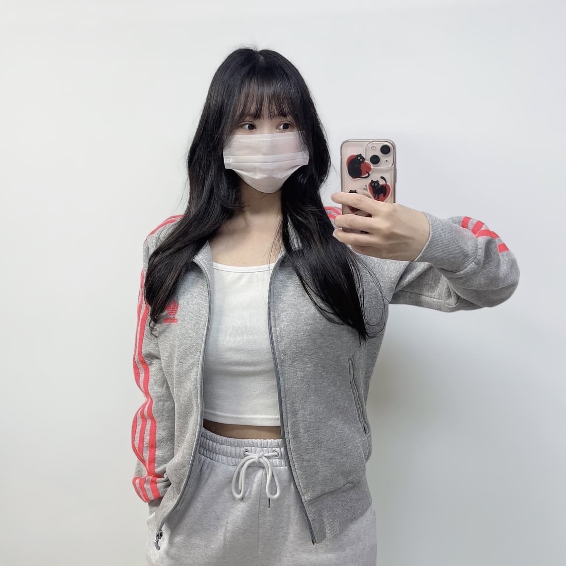 아디다스 파이어버드 스웻 트랙탑 자켓 그레이 상품이미지1