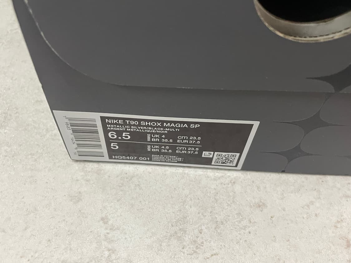 (235) 나이키 마하암스테르담 T90 토탈 90 샥스 마지아 실버 블 상품이미지6