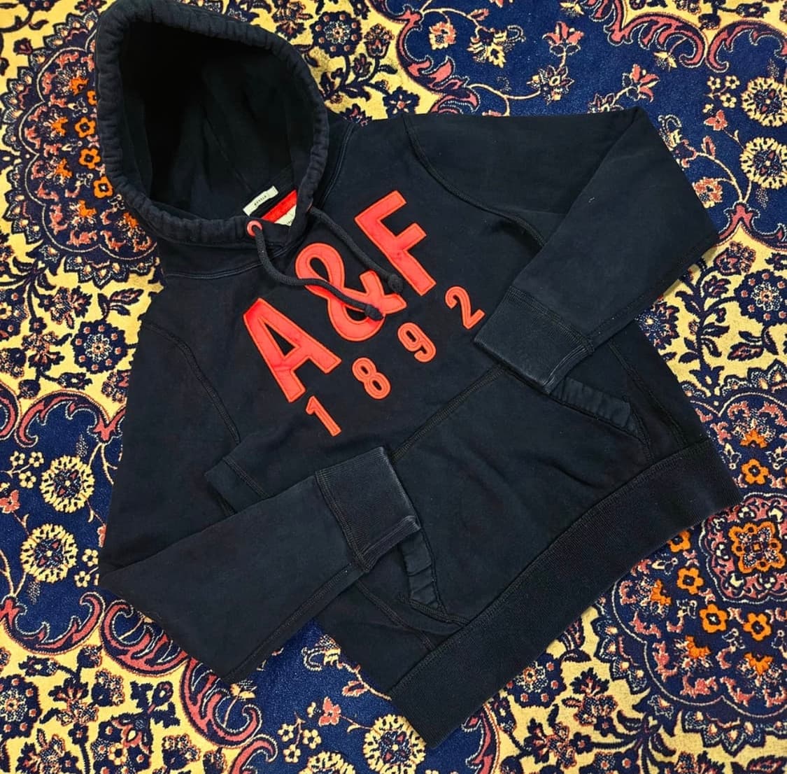 아베크롬비 A&F1892 빅로고 후드티셔츠 M size 상품이미지1