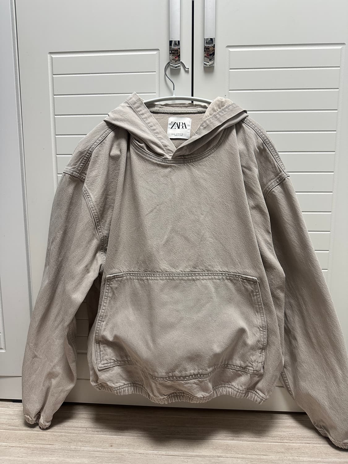 자라 데님 워싱 후드 상품이미지1