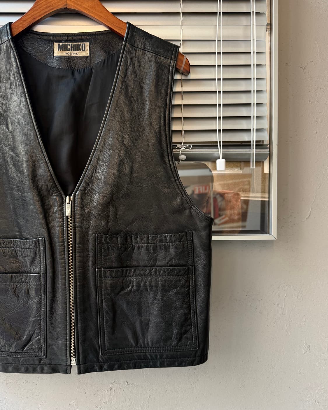 MICHIKO LONDON KOSHINO cowhide vest 상품이미지2