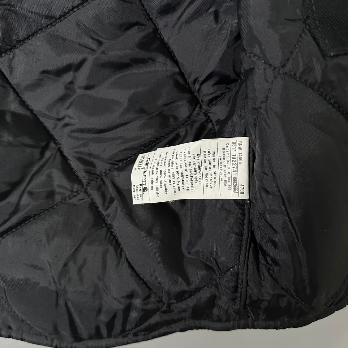 칼하트 워크 베스트 조끼 블랙 S 실측 M [011906] 상품이미지5