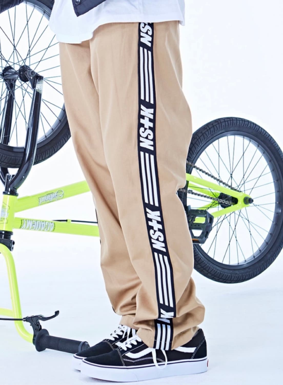 네스티킥 사이드라인 롱 베이지 투웨이 조거 팬츠 M 상품이미지4