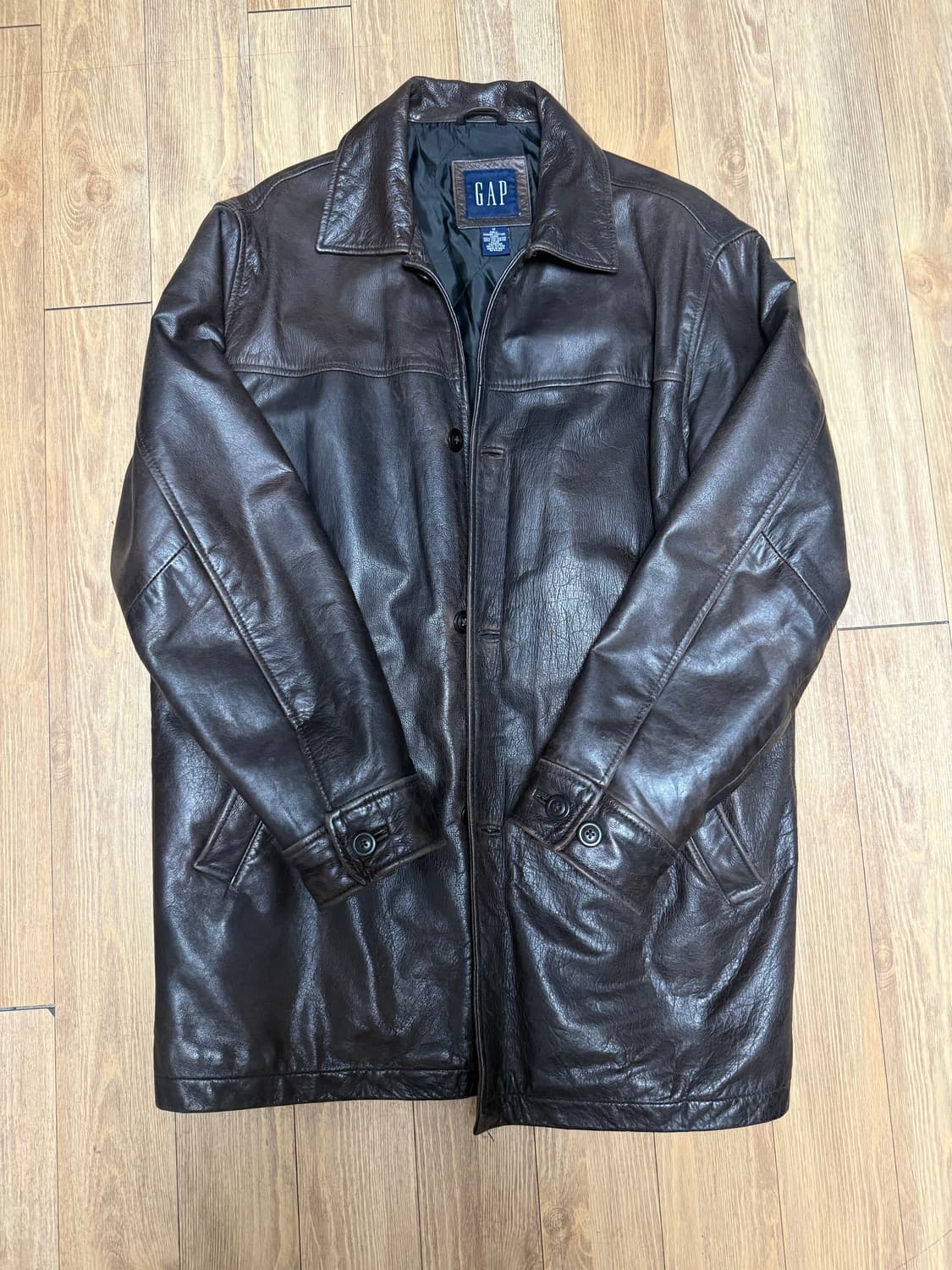 Gap 브라운 가죽 자켓 상품이미지4
