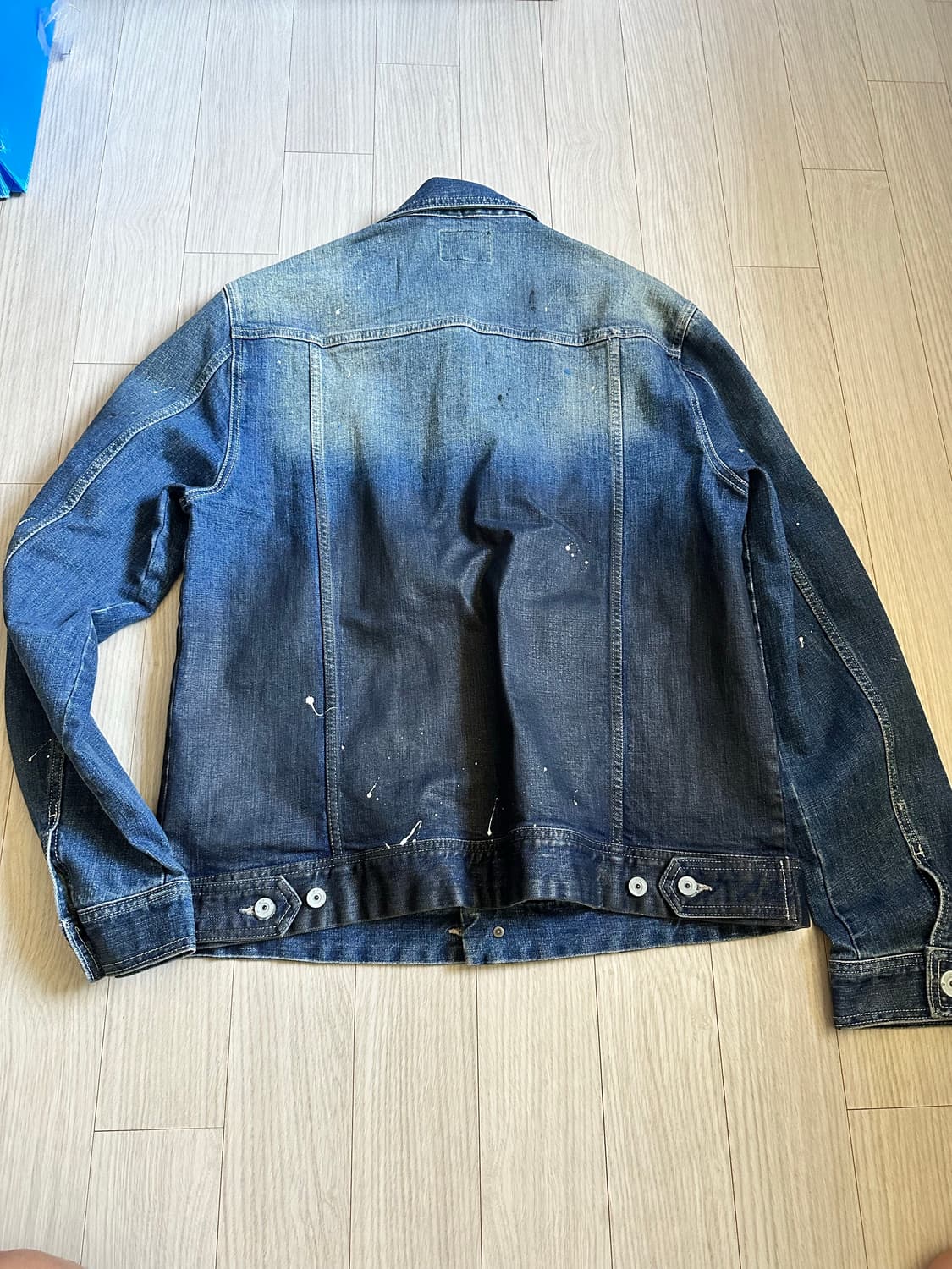(XL) Stonefeather 페인티드 워싱 데님자켓 상품이미지2